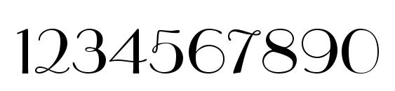 Paragonn Font, Number Fonts