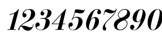Paragonnordc italic Font, Number Fonts