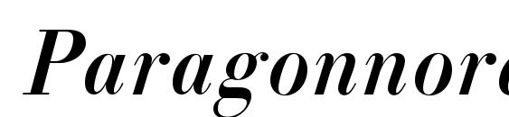 Paragonnordc italic Font