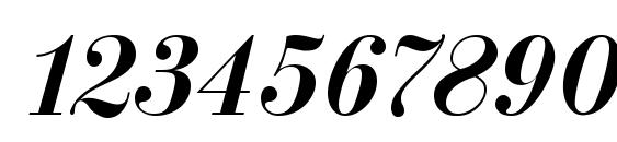 ParagonNordCTT Italic Font, Number Fonts