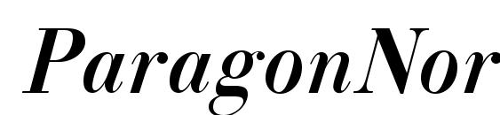 ParagonNordCTT Italic Font