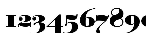 ParagonNordUltraBoldCTT Font, Number Fonts