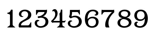 ParagonSmc Regular DB Font, Number Fonts