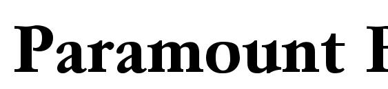 Paramount Bold font, free Paramount Bold font, preview Paramount Bold font