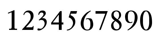 Paramount Regular Font, Number Fonts