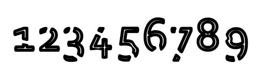 Paranoial Regular Font, Number Fonts