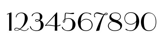 Paris Normal Font, Number Fonts