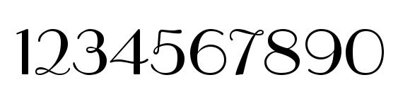 Parisian LT Font, Number Fonts