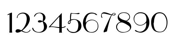 Parisian Normal Font, Number Fonts