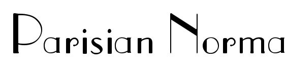 шрифт Parisian Normal, бесплатный шрифт Parisian Normal, предварительный просмотр шрифта Parisian Normal