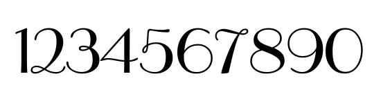 ParisianC Font, Number Fonts