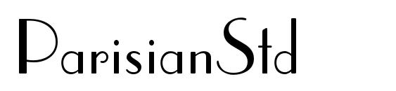 шрифт ParisianStd, бесплатный шрифт ParisianStd, предварительный просмотр шрифта ParisianStd