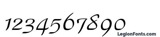 Park Avenue BT Font, Number Fonts