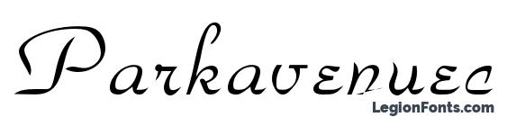 Parkavenuec font, free Parkavenuec font, preview Parkavenuec font