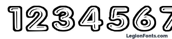 Parkvane Font, Number Fonts