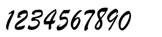 Parsek Condensed Font, Number Fonts