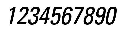Partnercondensed italic Font, Number Fonts