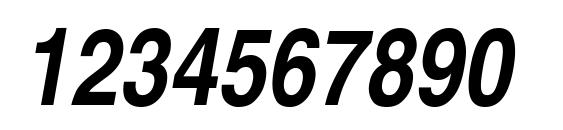 Partridge Narrow BoldOblique Font, Number Fonts