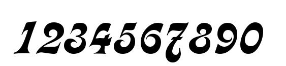 Partridge Font, Number Fonts