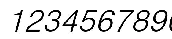 PartridgeObl Li Font, Number Fonts