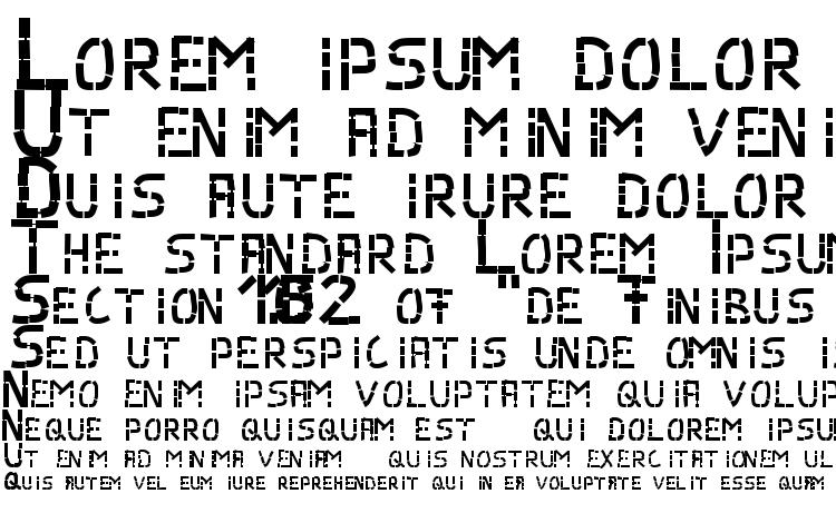 specimens Parts font, sample Parts font, an example of writing Parts font, review Parts font, preview Parts font, Parts font