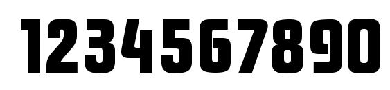 Pasadena Bold Font, Number Fonts