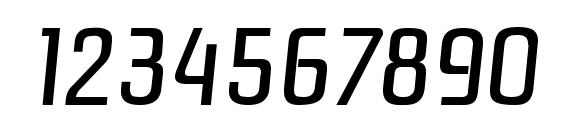 Pasadena Italic Font, Number Fonts