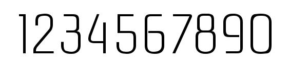 PasadenaL Regular Font, Number Fonts