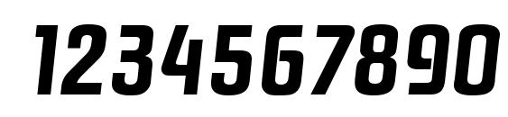 PasadenaSerial BoldItalic Font, Number Fonts