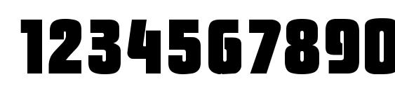 PasadenaSerial Heavy Regular Font, Number Fonts