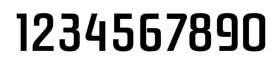 PasadenaSerial Medium Regular Font, Number Fonts