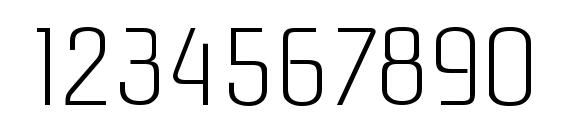 PasadenaSerial Xlight Regular Font, Number Fonts