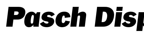 шрифт Pasch Display SSi Italic, бесплатный шрифт Pasch Display SSi Italic, предварительный просмотр шрифта Pasch Display SSi Italic
