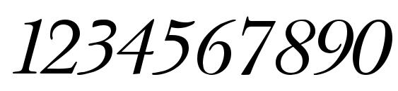 Pasma italic Font, Number Fonts