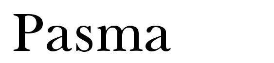шрифт Pasma, бесплатный шрифт Pasma, предварительный просмотр шрифта Pasma