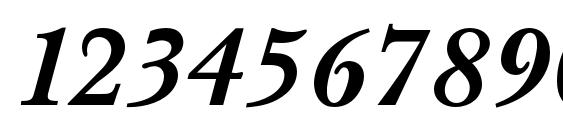 Pasmac bolditalic Font, Number Fonts