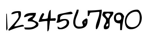 Pastorswrit Font, Number Fonts