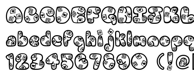 glyphs Patches font, сharacters Patches font, symbols Patches font, character map Patches font, preview Patches font, abc Patches font, Patches font