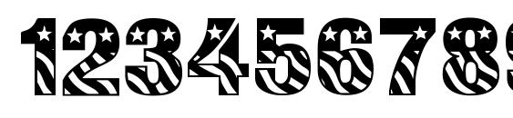 Patriot Font, Number Fonts