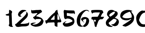PATWIN Regular Font, Number Fonts