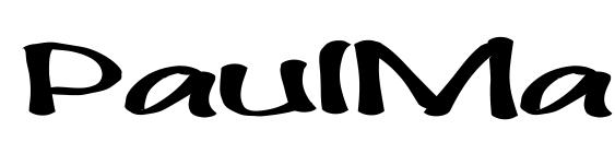 шрифт PaulMaul Longs, бесплатный шрифт PaulMaul Longs, предварительный просмотр шрифта PaulMaul Longs
