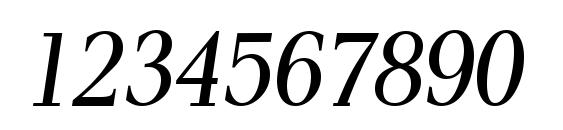 Pax Cond Italic Font, Number Fonts
