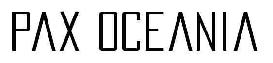 Pax Oceania Regular Font