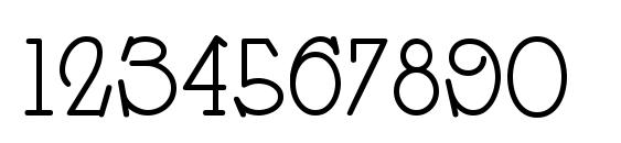 Payzant Pen NF Font, Number Fonts