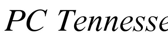 PC Tennessee Italic font, free PC Tennessee Italic font, preview PC Tennessee Italic font