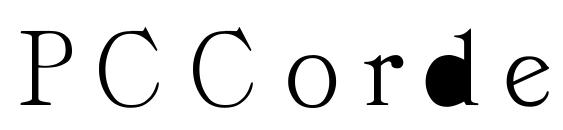 PCCordellaRoman font, free PCCordellaRoman font, preview PCCordellaRoman font