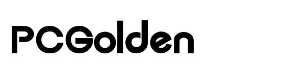 PCGolden font, free PCGolden font, preview PCGolden font