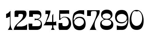 PCMIra Regular Font, Number Fonts