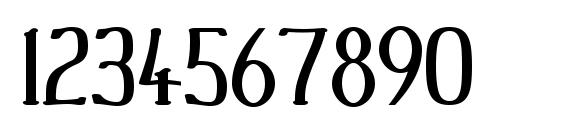 Peake Bold Font, Number Fonts