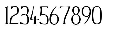 Peake Font, Number Fonts